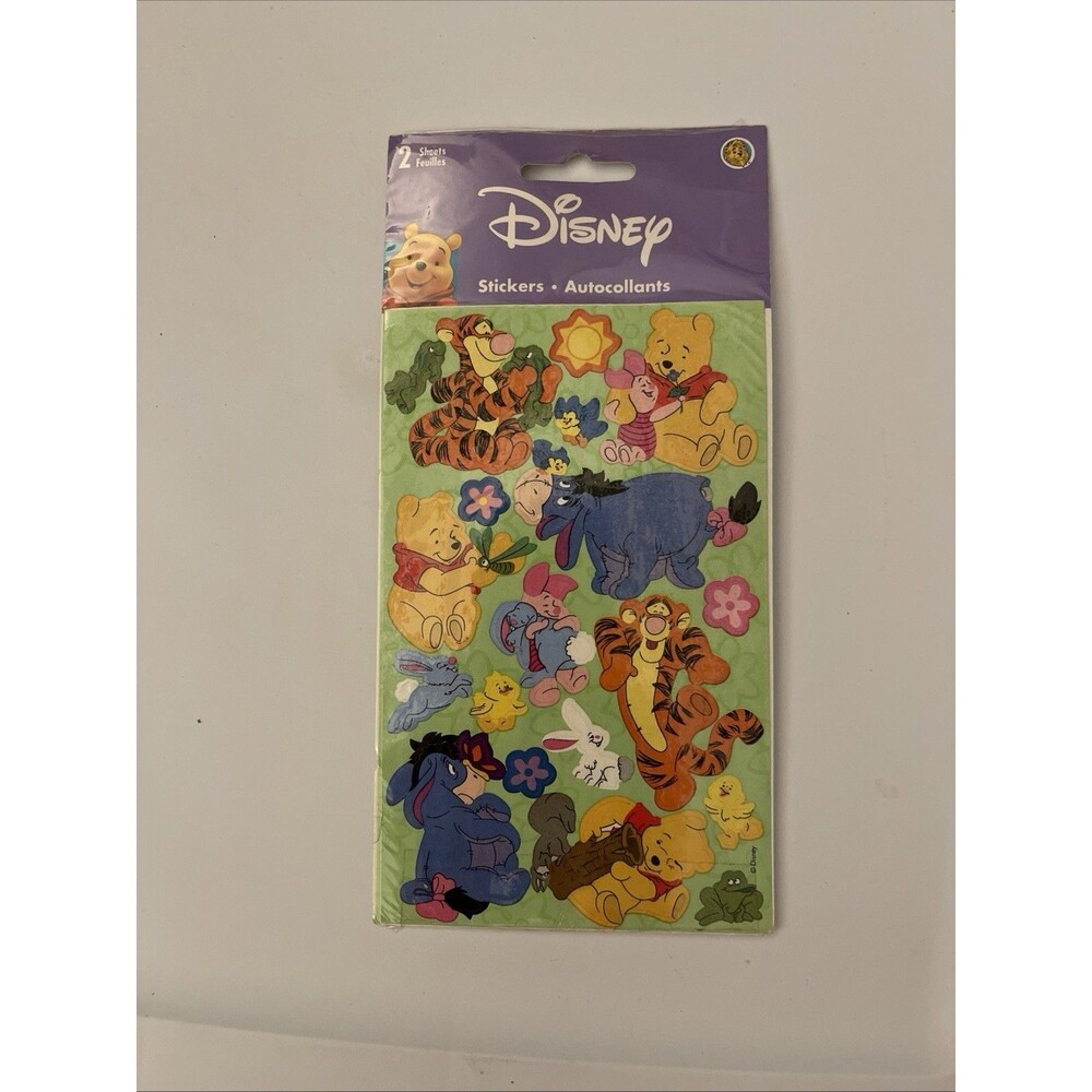 Sandylion Disney Winnie the Pooh Stickers Springtime Collection, 2 Sheets